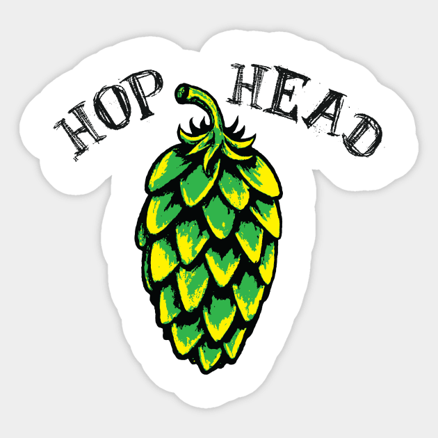 Hop Head (IPA) Sticker by Kleinwachter